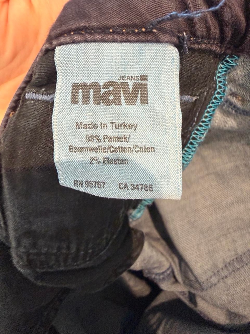 Mavi Dark Blue Straight Leg Jeans - Picture 4 of 4